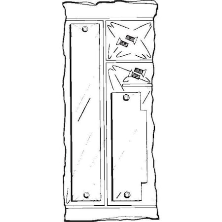 Don-Jo Filler Plate Kit for 86 Cut Out FPK86PC